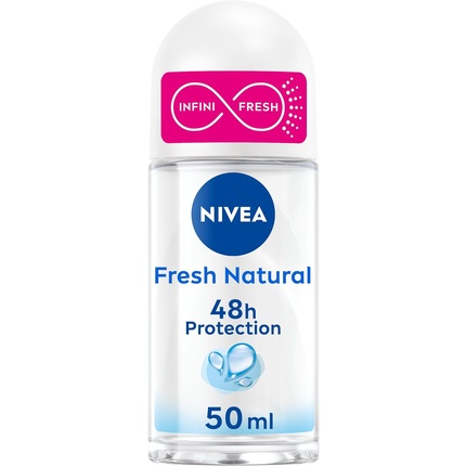 

Свежий натуральный дезодорант 0% для женщин. Эффективность 48 часов. Nivea