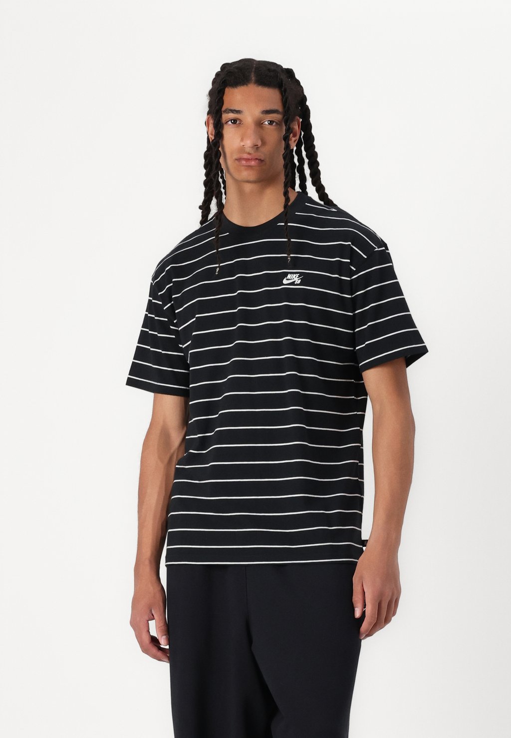 

Футболка с принтом TEE STRIPE Nike SB, черный