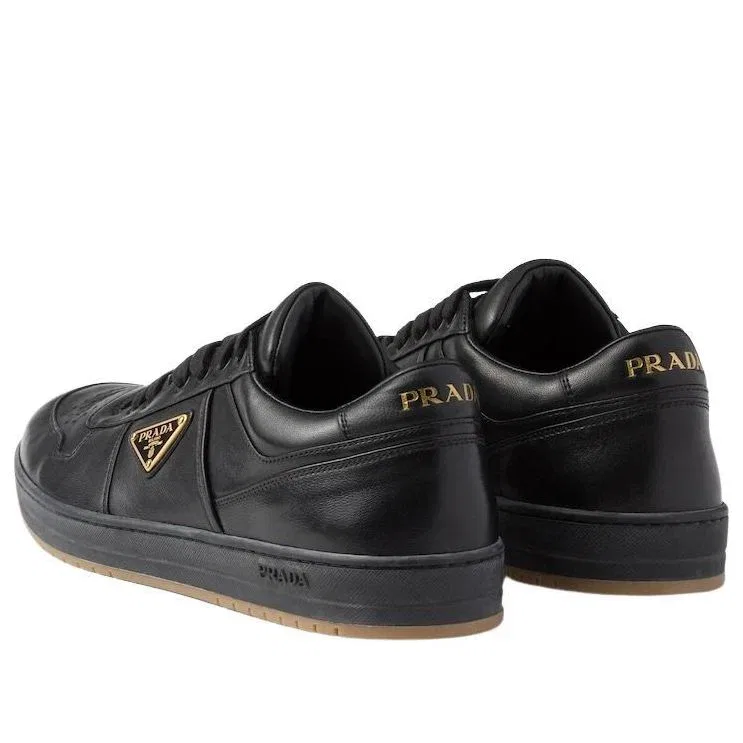 Кроссовки PRADA SS26 Downtown из кожи наппа, цвет «черный» 2EE364-038-F0633 — фото 4