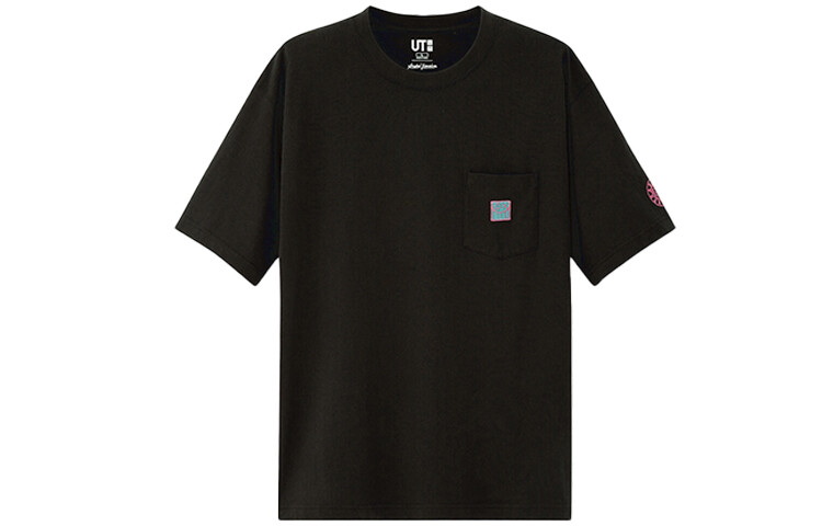 

Футболка унисекс черная Uniqlo, черный