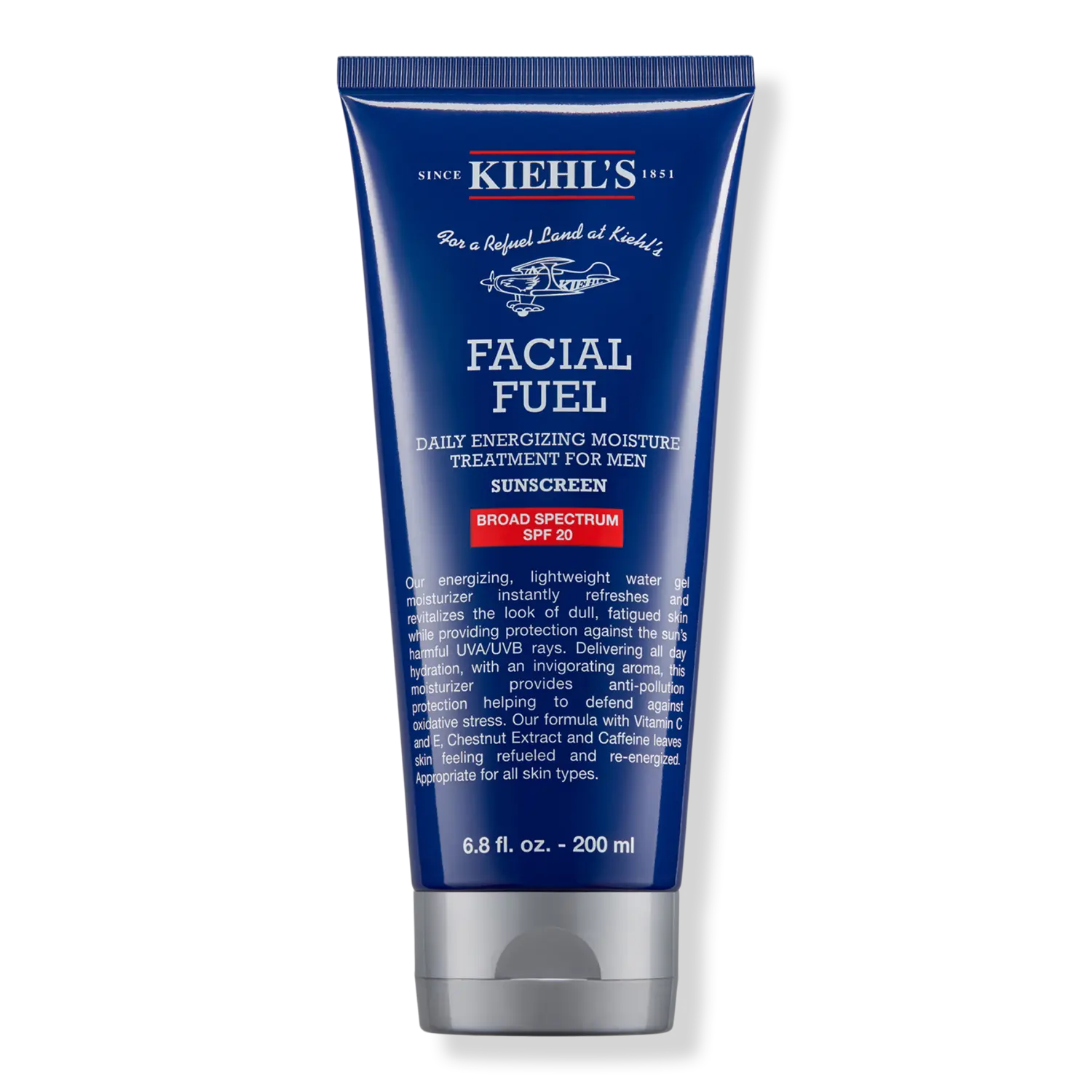 

Увлажняющий крем для лица Facial Fuel для мужчин с SPF 20 Kiehl's Since 1851, 6.8 oz