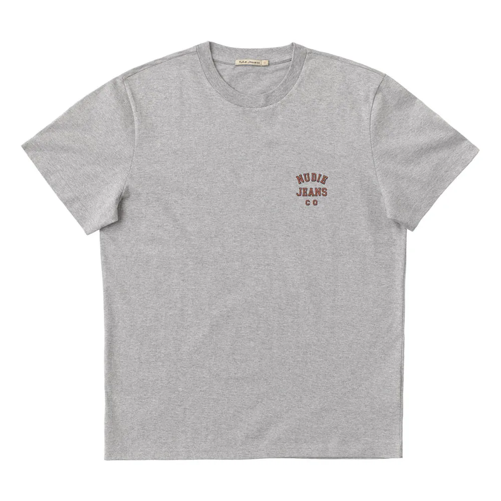 

Футболка Nudie Jeans Roy Logo, серый