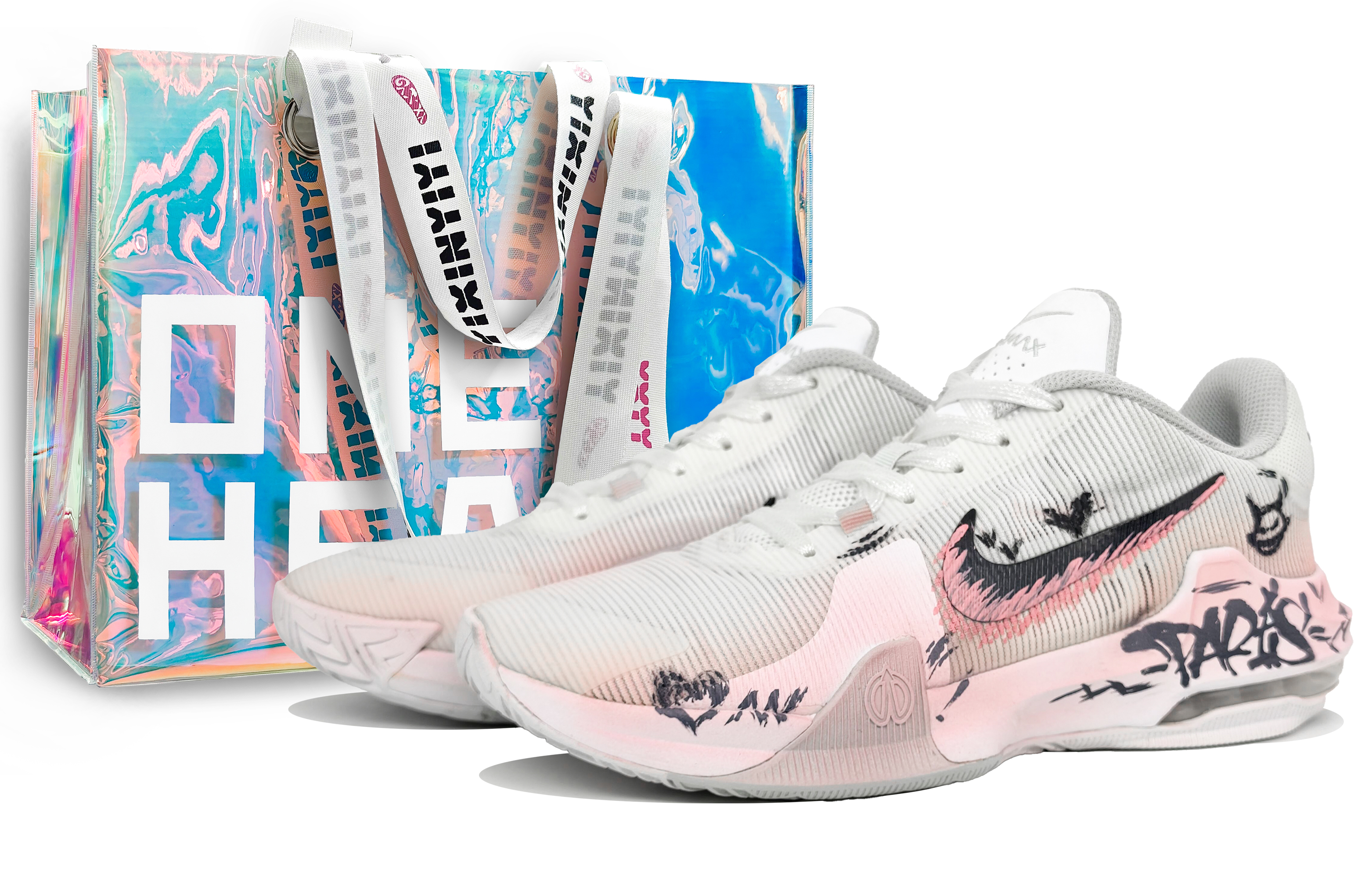 

Nike Баскетбольные кроссовки Air Max Impact 4 Mid Top мужские, цвет Energetic Pink