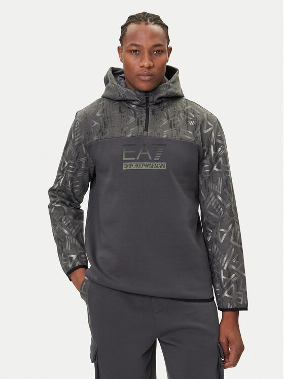

Свитшот regular fit 7M001131 AF16549 U8117 Ea7 Emporio Armani, серый