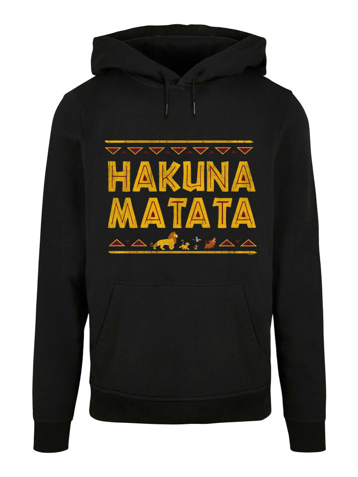 

Пуловер F4NT4STIC Basic König der Löwen Hakuna Matata, черный