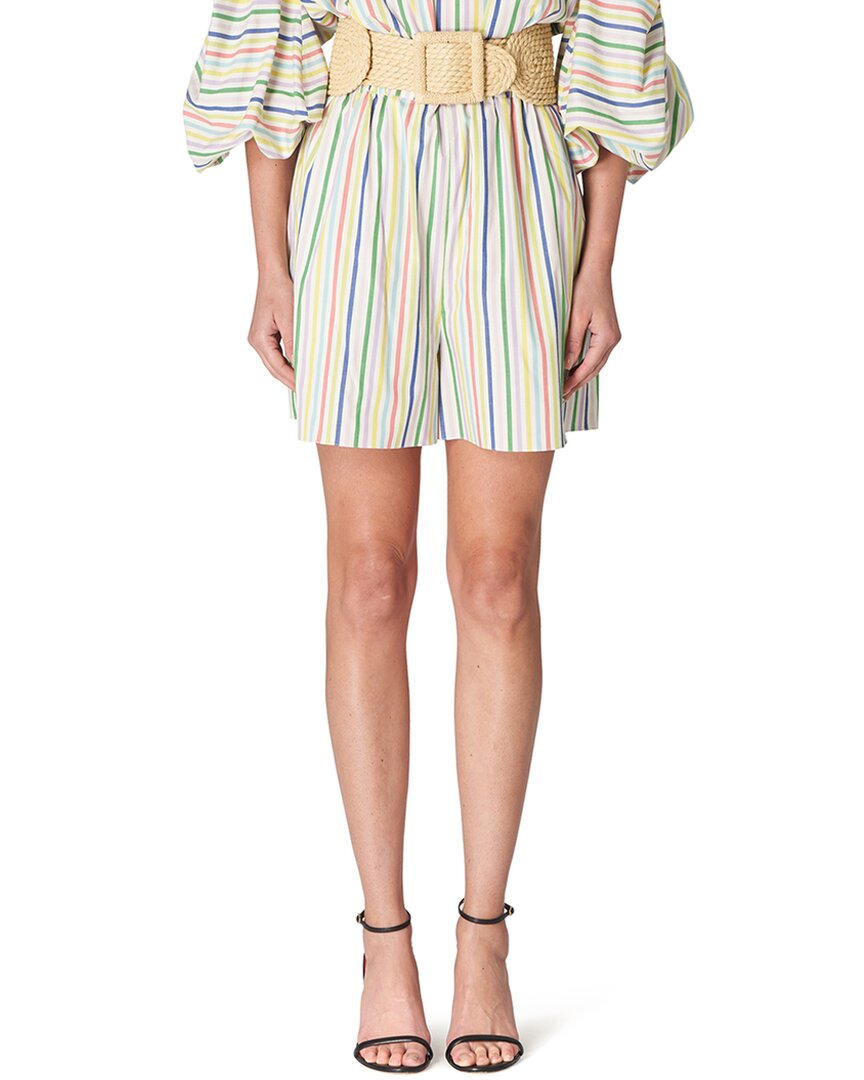 

Короткие шорты с высокой талией Carolina Herrera, розовый