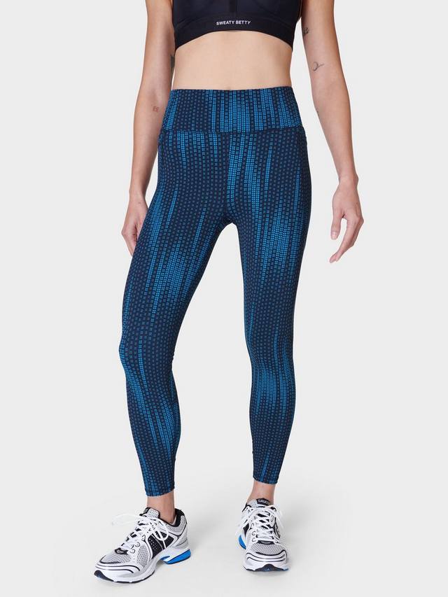 

Леггинсы для бега с нулевой гравитацией 7/8 Sweaty Betty, синий