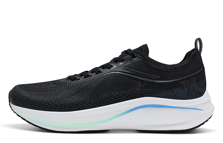 

XTEP Мужские беговые кроссовки низкие черные с голубым, цвет Black/Sky Blue