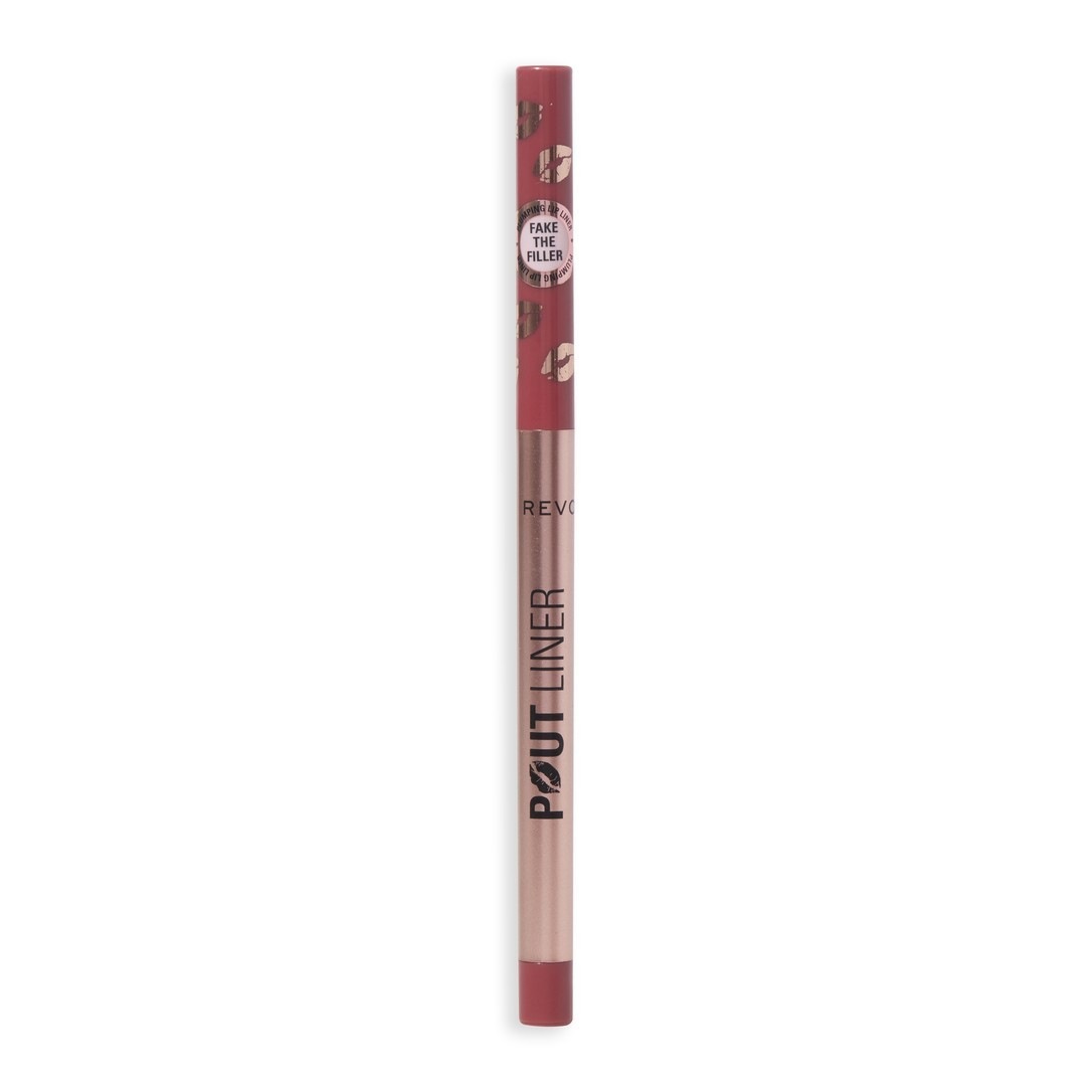 

Карандаш для губ pout bomb plumping lip liner jelly berry mauve Revolution, burnt cherry red, вес 0.2 гр.