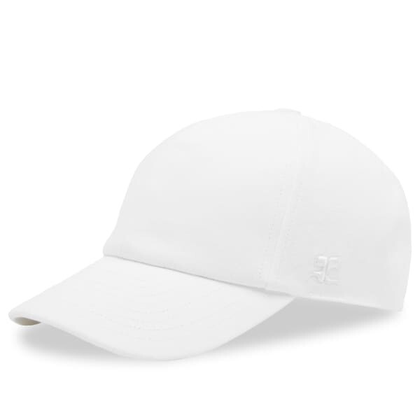 

Фирменная хлопковая кепка Courrèges, белый