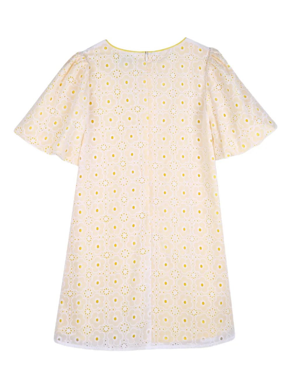 Платье с цветочной аппликацией Marc Jacobs Kids, желтый — фото 2