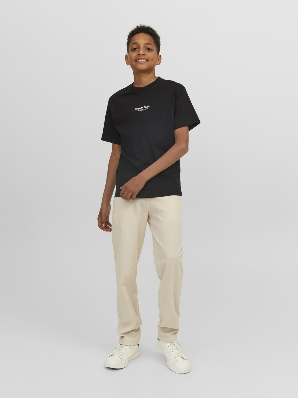 

Футболка с принтом Jorvesterbro Tee Crew Neck Jack & Jones, черная