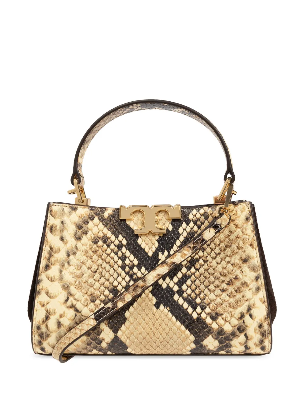

Сумка-сэтчел Eleanor Exotic размера мини Tory Burch, нейтральный