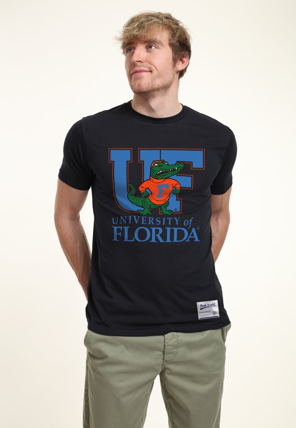 

Футболка с принтом PARK FIELDS UNIVERSITY OF FLORIDA UF Henry Tiger, темно-синий