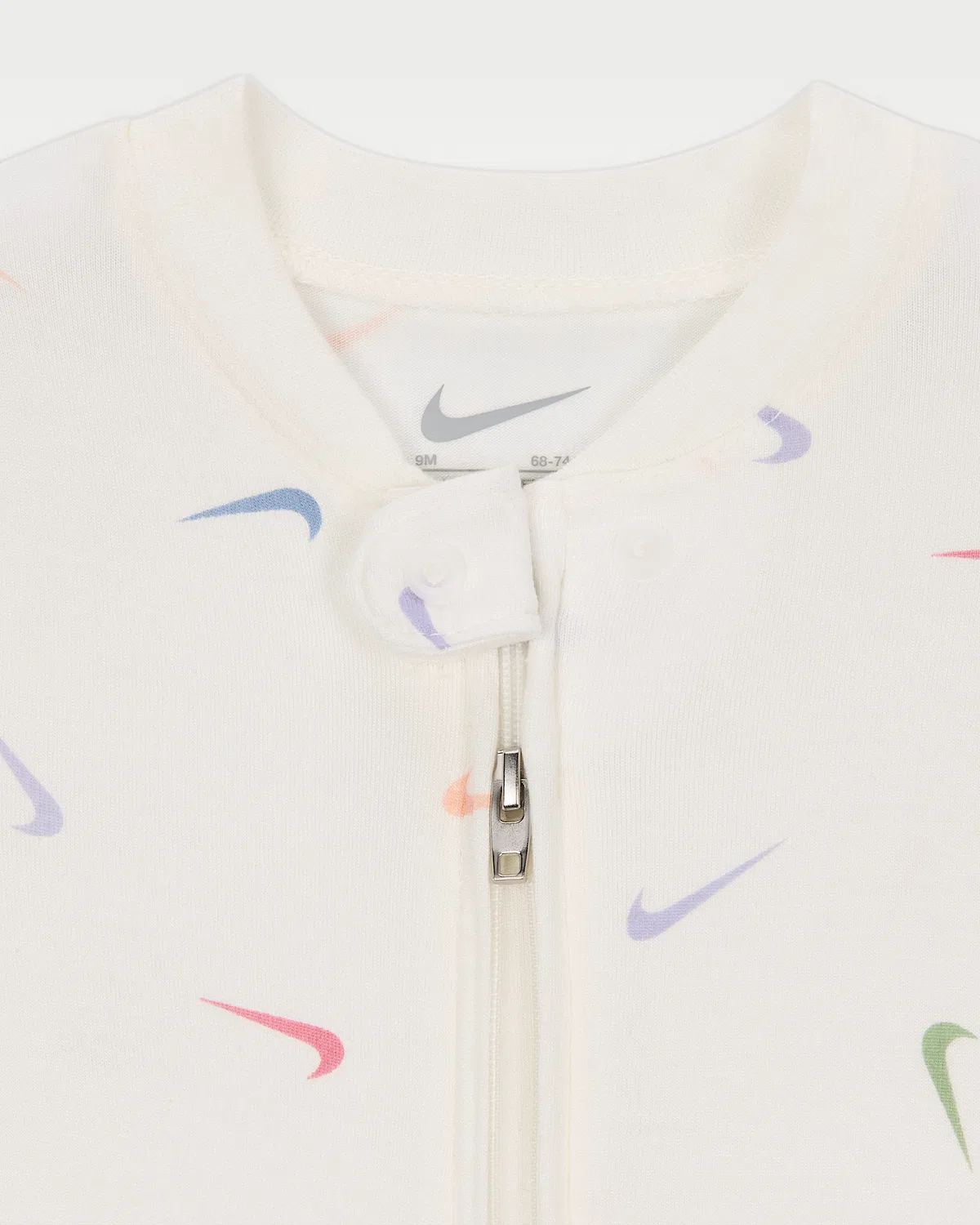 Детский комбинезон с принтом из вискозы Nike, Sail — фото 3