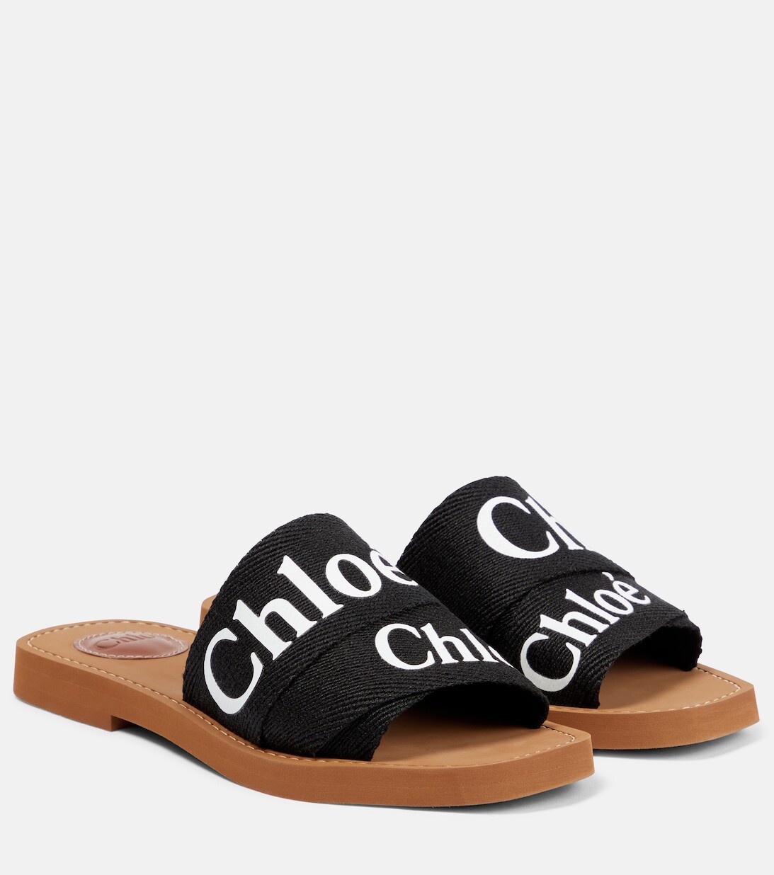 Шлепанцы Woody Chloé, черный