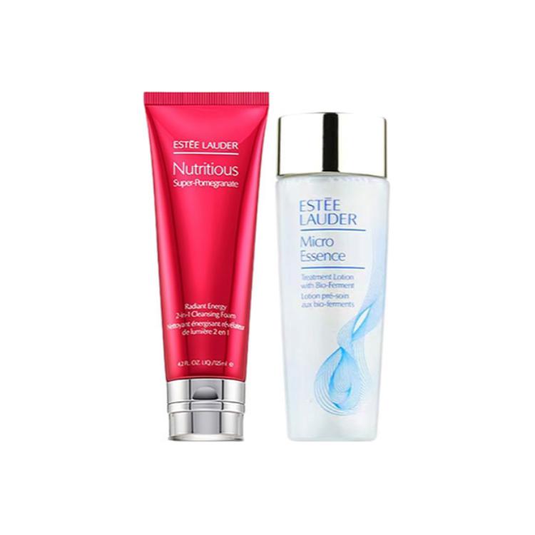 ESTEE LAUDER Yashilandai Red Garnet 2 в 1 очищающее молочко Smart Beauty набор для путешествий уход за кожей успокаивающий увлажняющий комплект из четырех предметов — фото 2