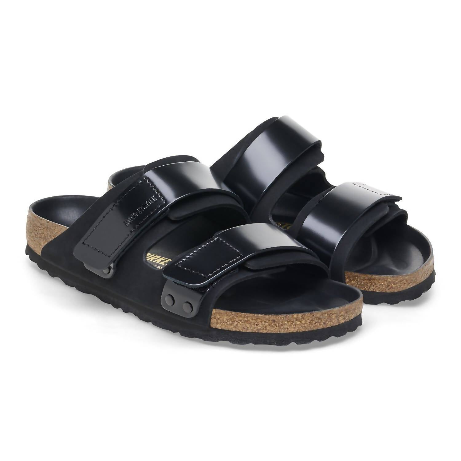

Сандалии унисекс Uji черного цвета с блеском Birkenstock