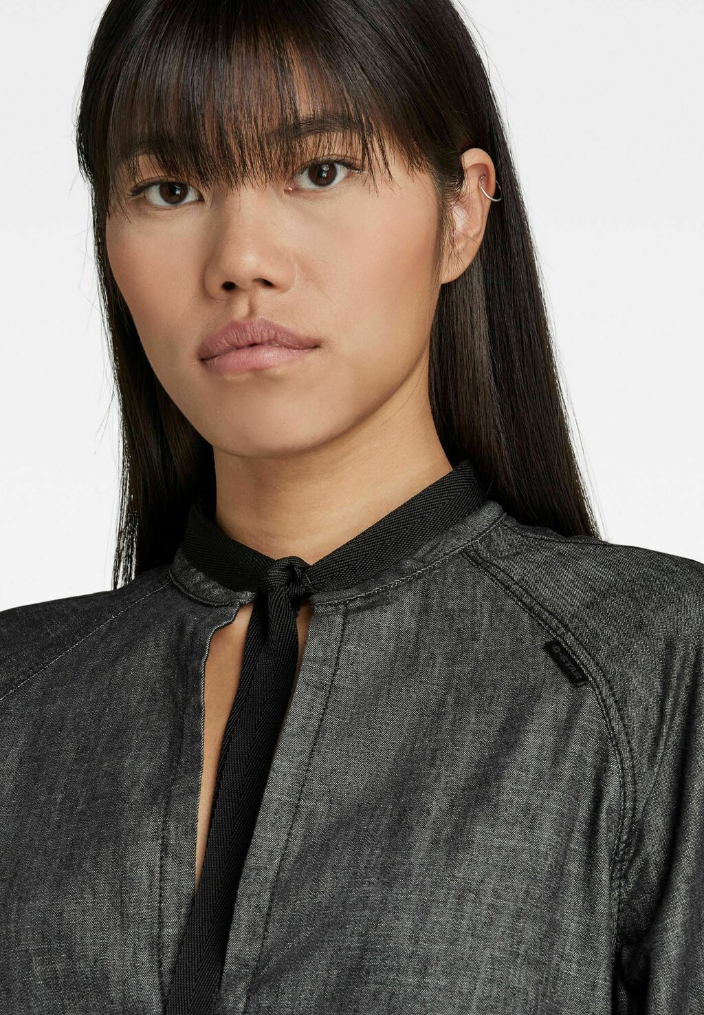 

Туника V-NECK TUNIC LONG SLEEVE G-STAR, черный