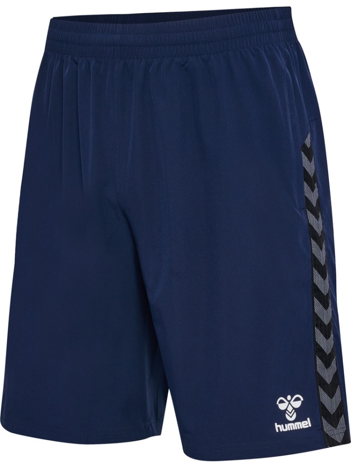

Короткие шорты Hmlauthentic Woven Shorts синего цвета Hummel
