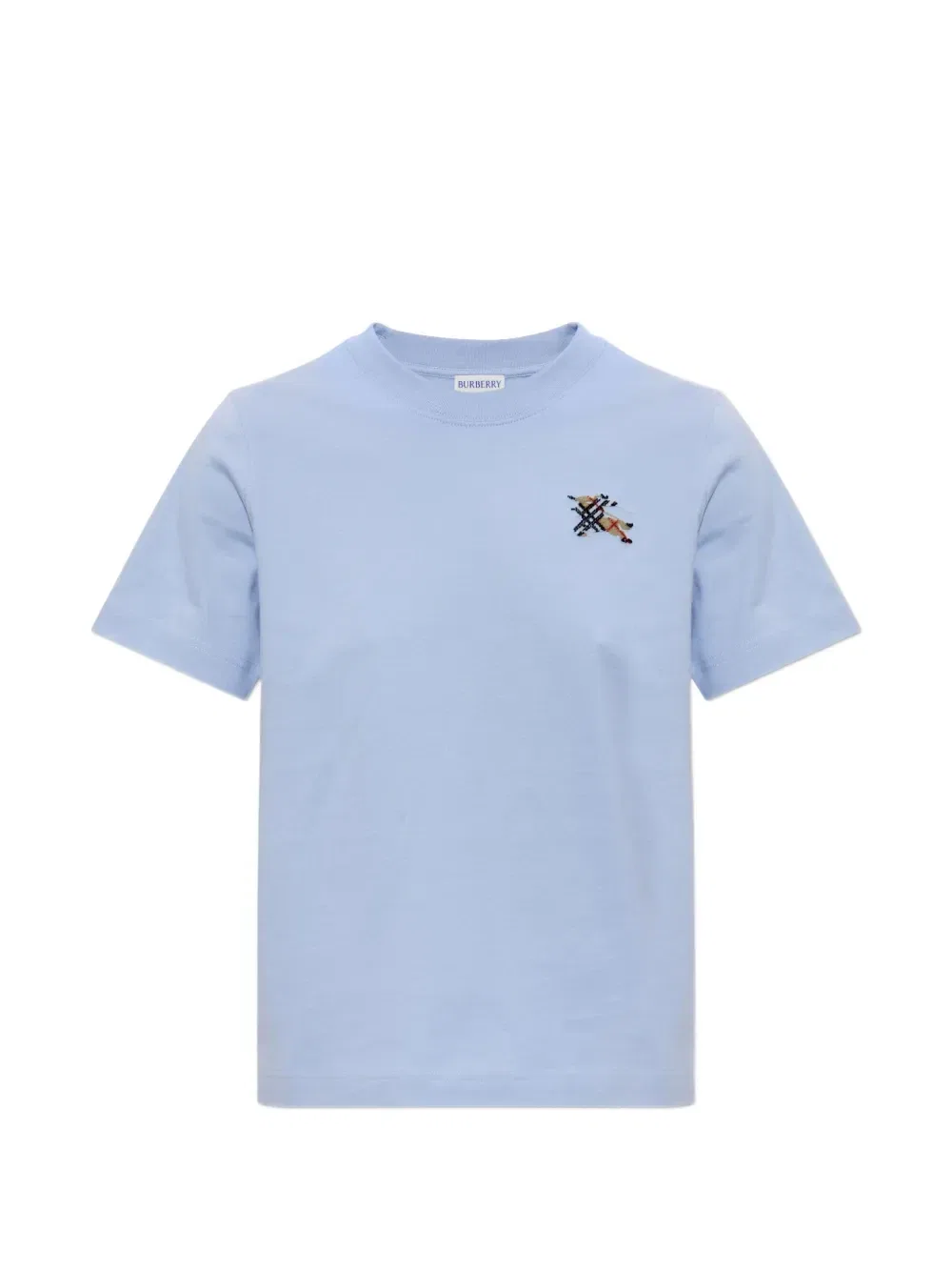 Футболка, EKD BURBERRY, вышивка, синий
