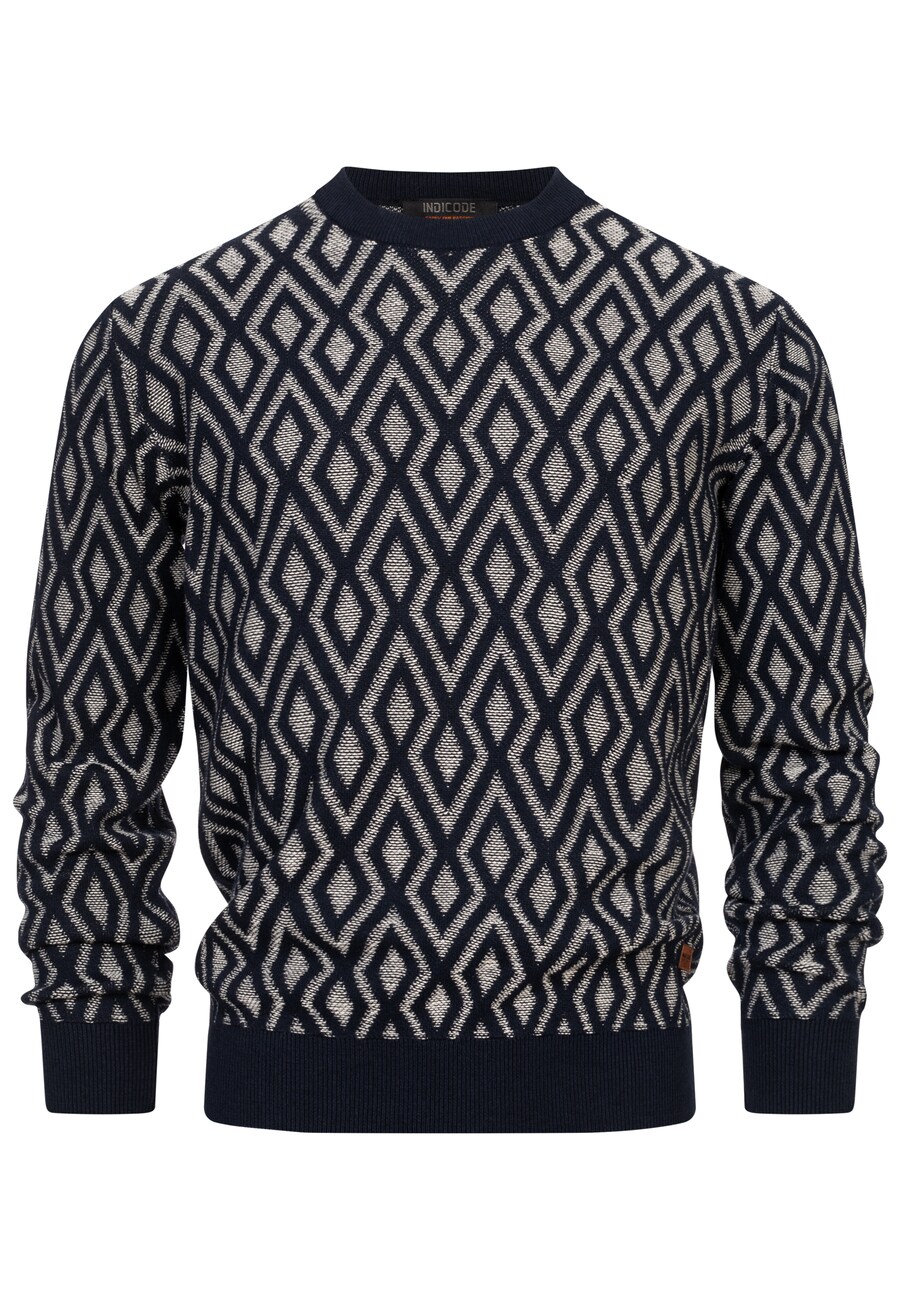 

Свитер INDICODE JEANS Sweater Scott, цвет navy/white