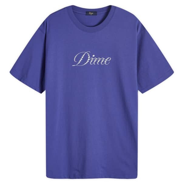 

Футболка с ледяным курсивом Dime, индиго