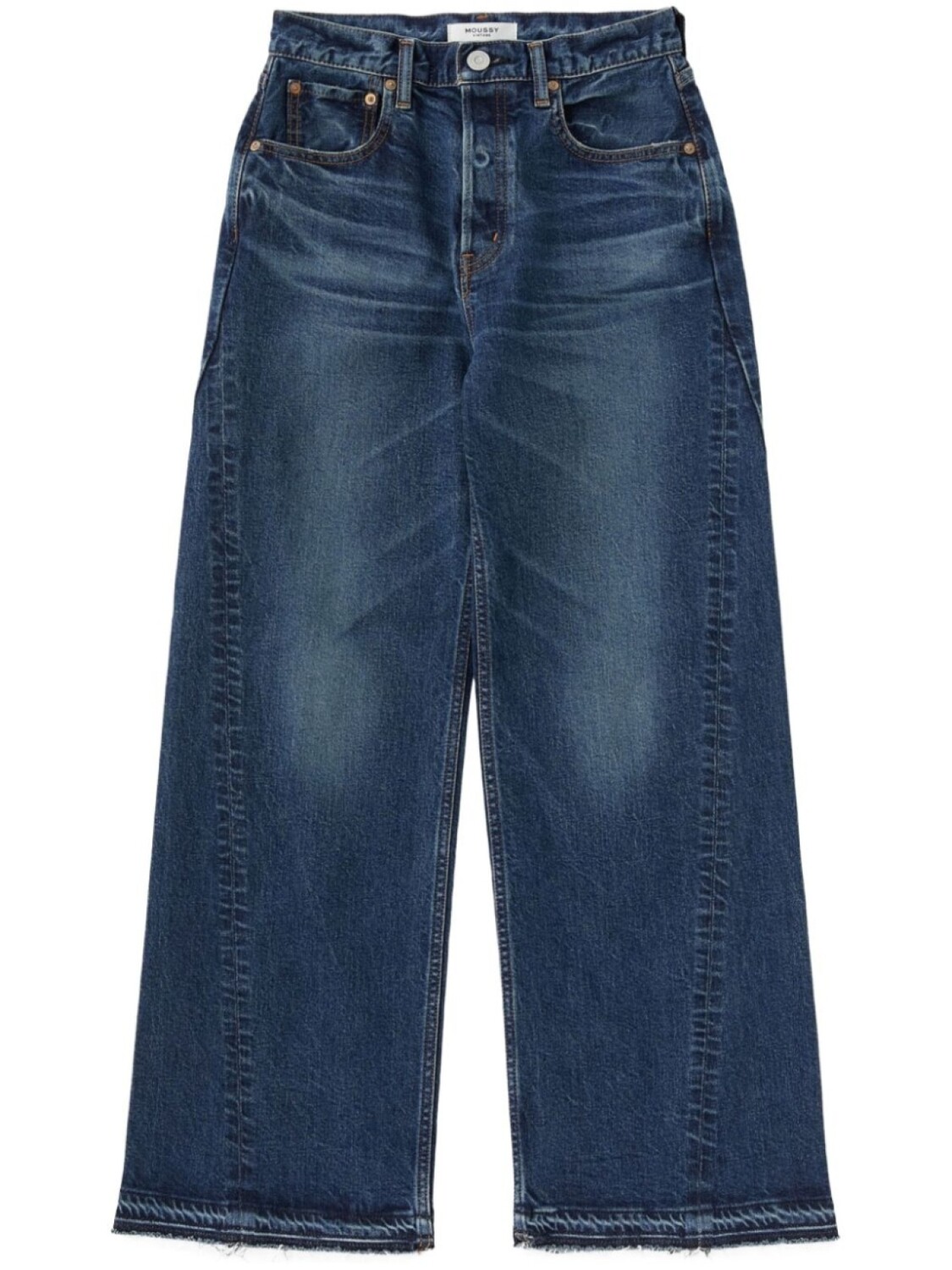

Широкие джинсы Espanola Moussy Vintage, синий