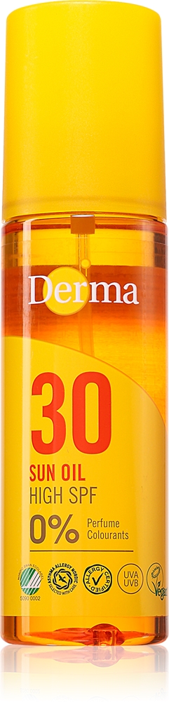 

Солнцезащитное масло для загара, питающее кожу, SPF 30 Derma, 150 мл