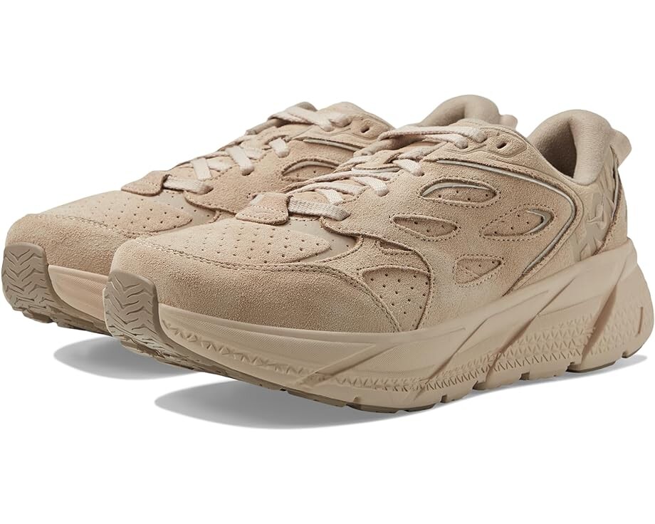 

Кроссовки Hoka Clifton L Suede, цвет Shifting Sand/Dune