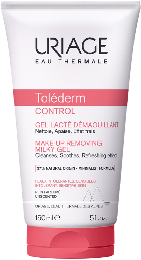 

Toléderm control make-up cleaning milky gel для снятия макияжа Uriage, 100 мл