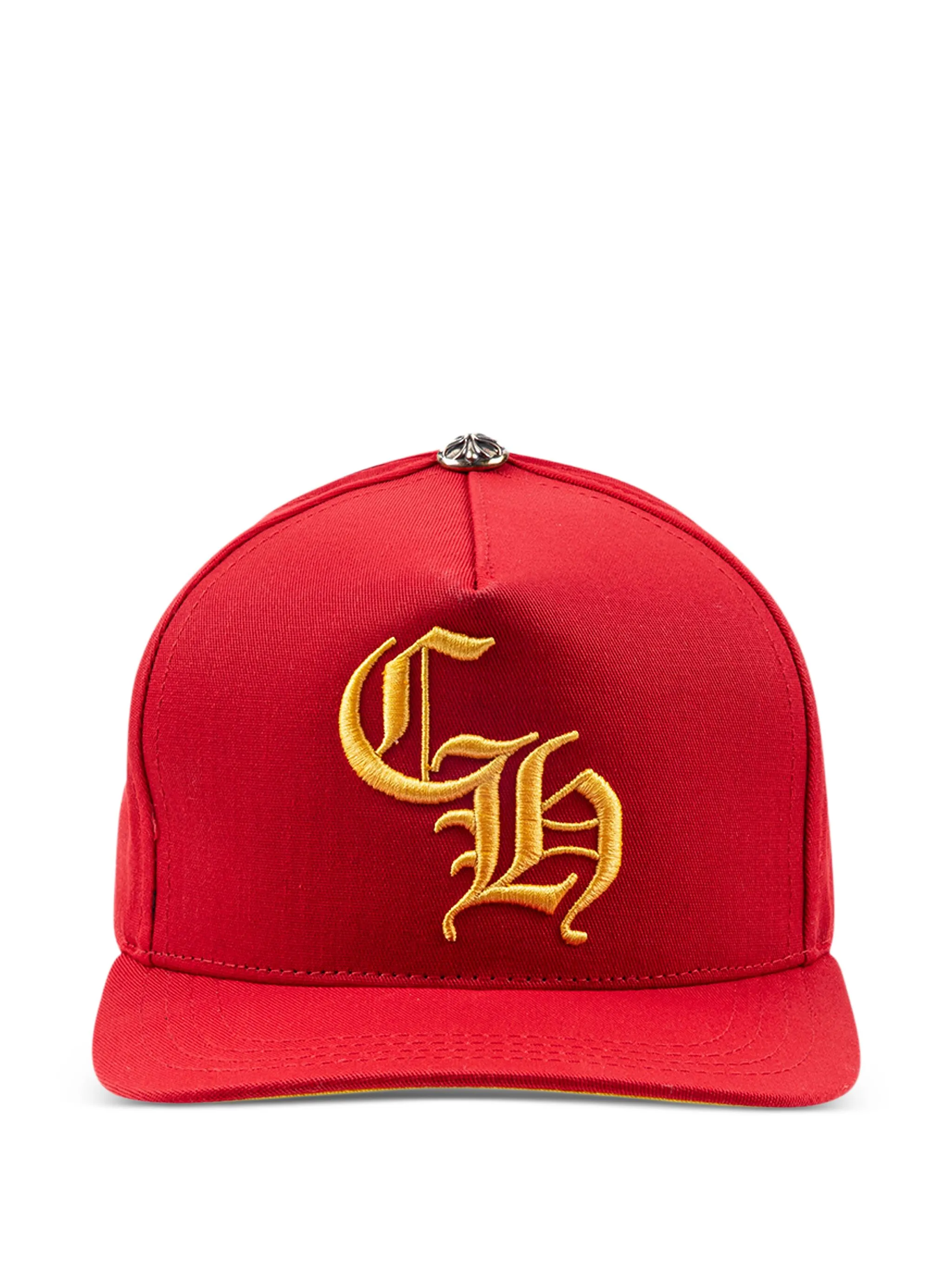 

Бейсболка с пуговицами Chrome Hearts, красный
