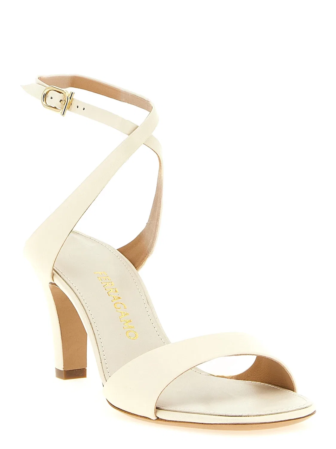 Босоножки «Teresy» Ferragamo, бежевый — фото 2