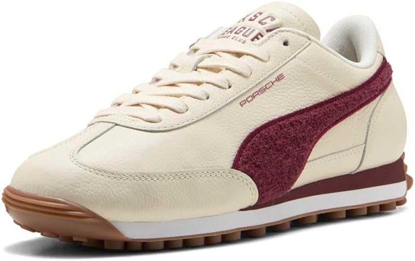 Мужские кроссовки PUMA Porsche Legacy X Easy Rider League с шнуровкой, повседневные - белые — фото 2