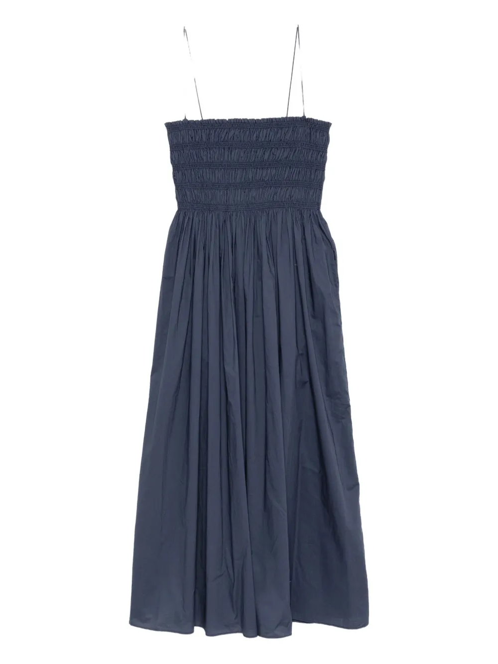 

Платье со сборками Matteau, синий