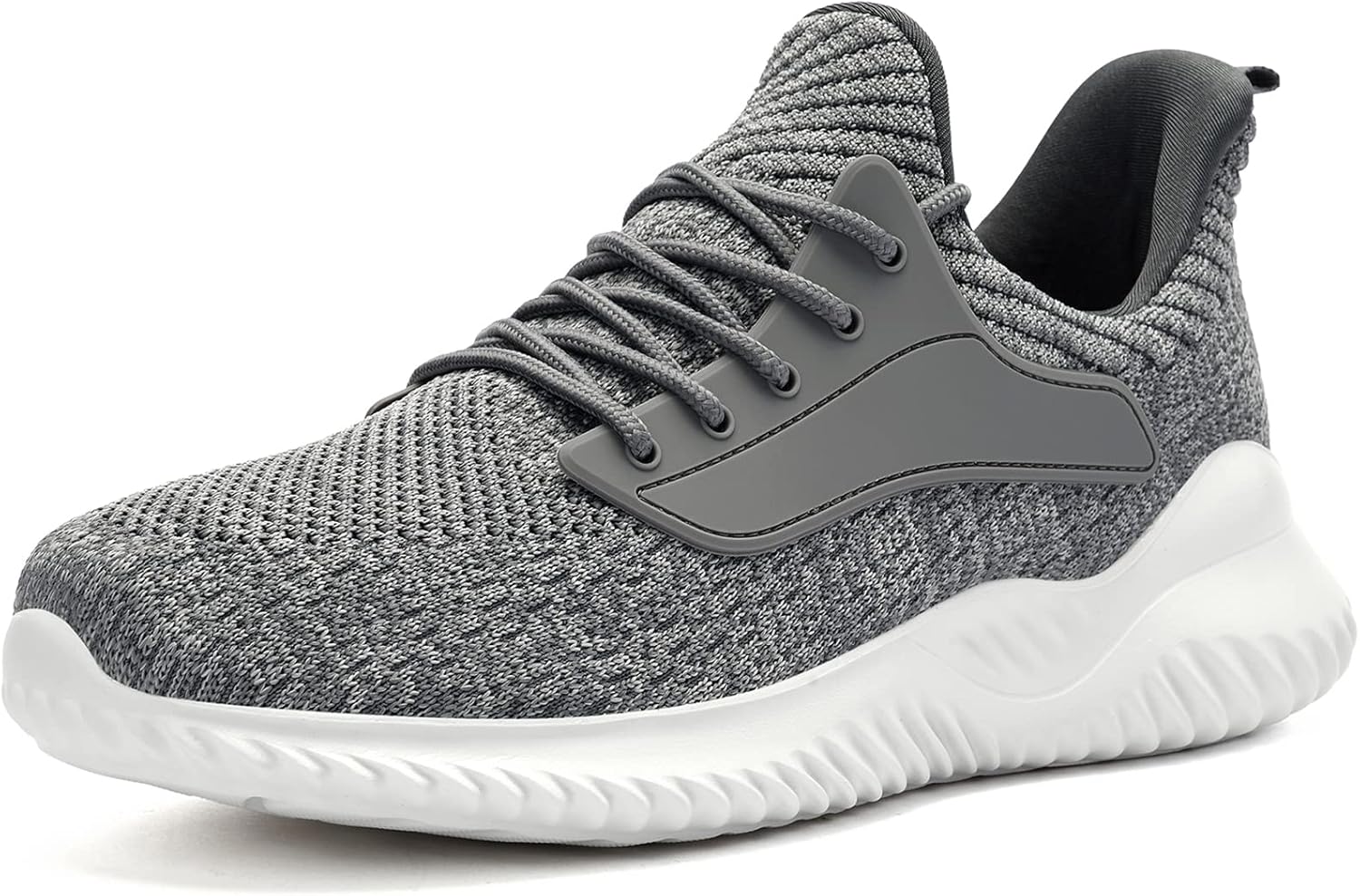 

Кроссовки Akk для мужчин - обувь для ходьбы с амортизирующей подошвой из мемори-пены, беговые и теннисные кроссовки для тренировок, занятий спортом, джоггинга, как для улицы, так и для зала, легкие, дышащие повседневные кроссовки, серый