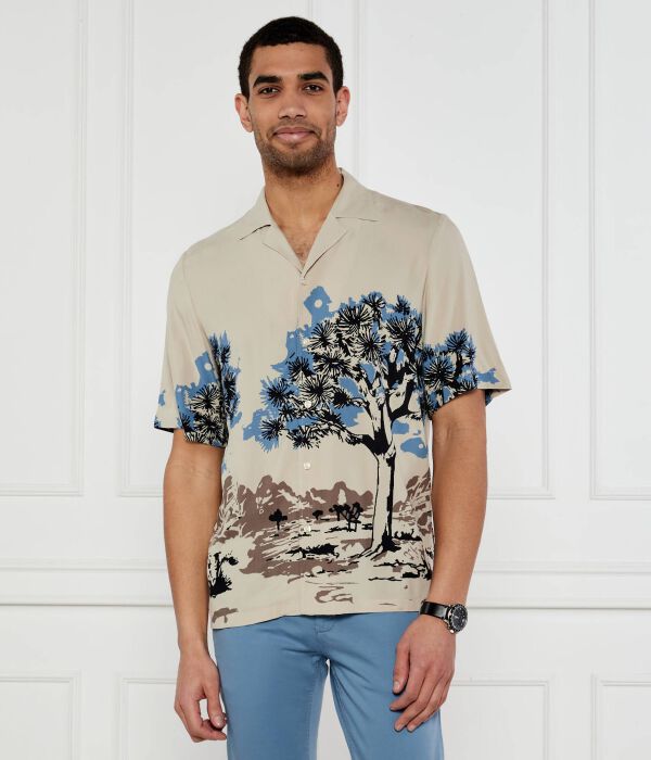 

Рубашка rayer_m Regular fit Boss Orange, желтый