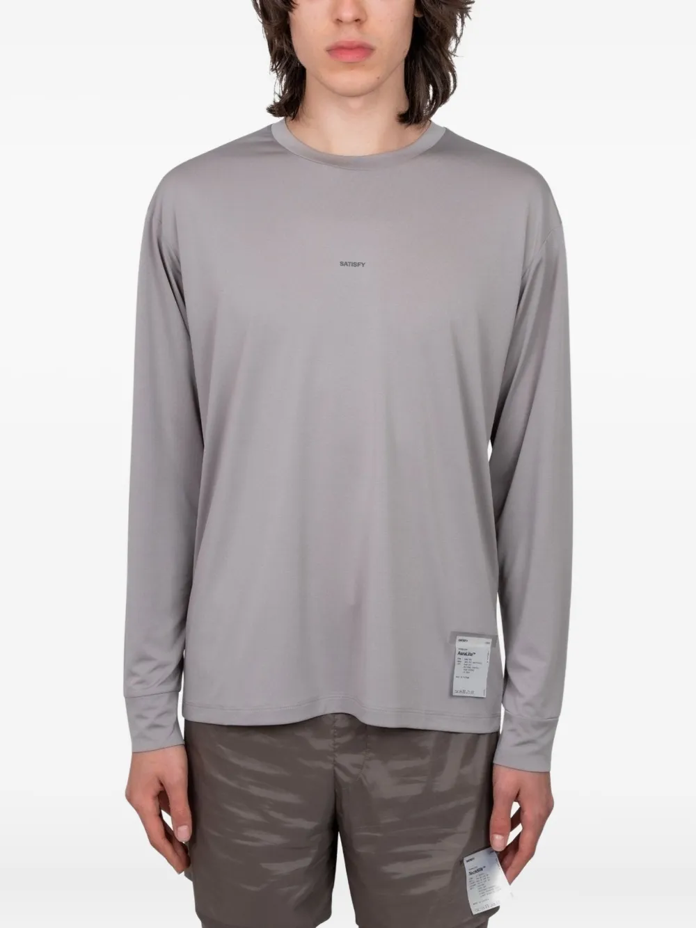 

Футболка AuraLite Long Tee Satisfy, серый