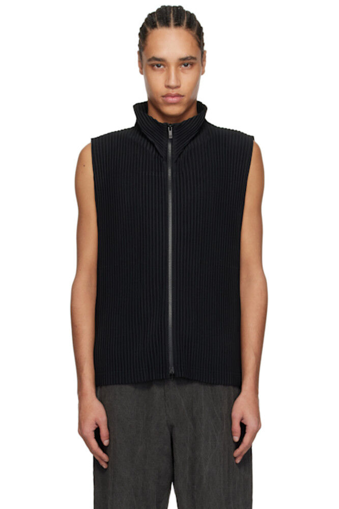

Черный жилет Monthly Color March HOMME PLISSÉ ISSEY MIYAKE