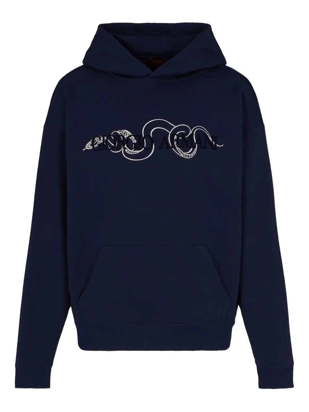 

Худи с логотипом GIORGIO ARMANI, синий