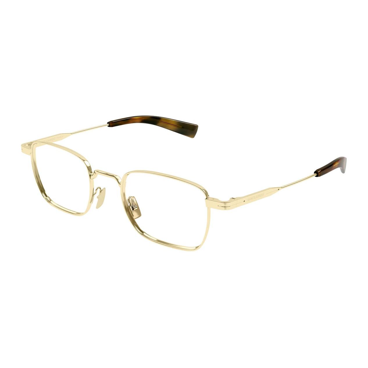 

SAINT LAURENT Очки квадратной формы, Gold