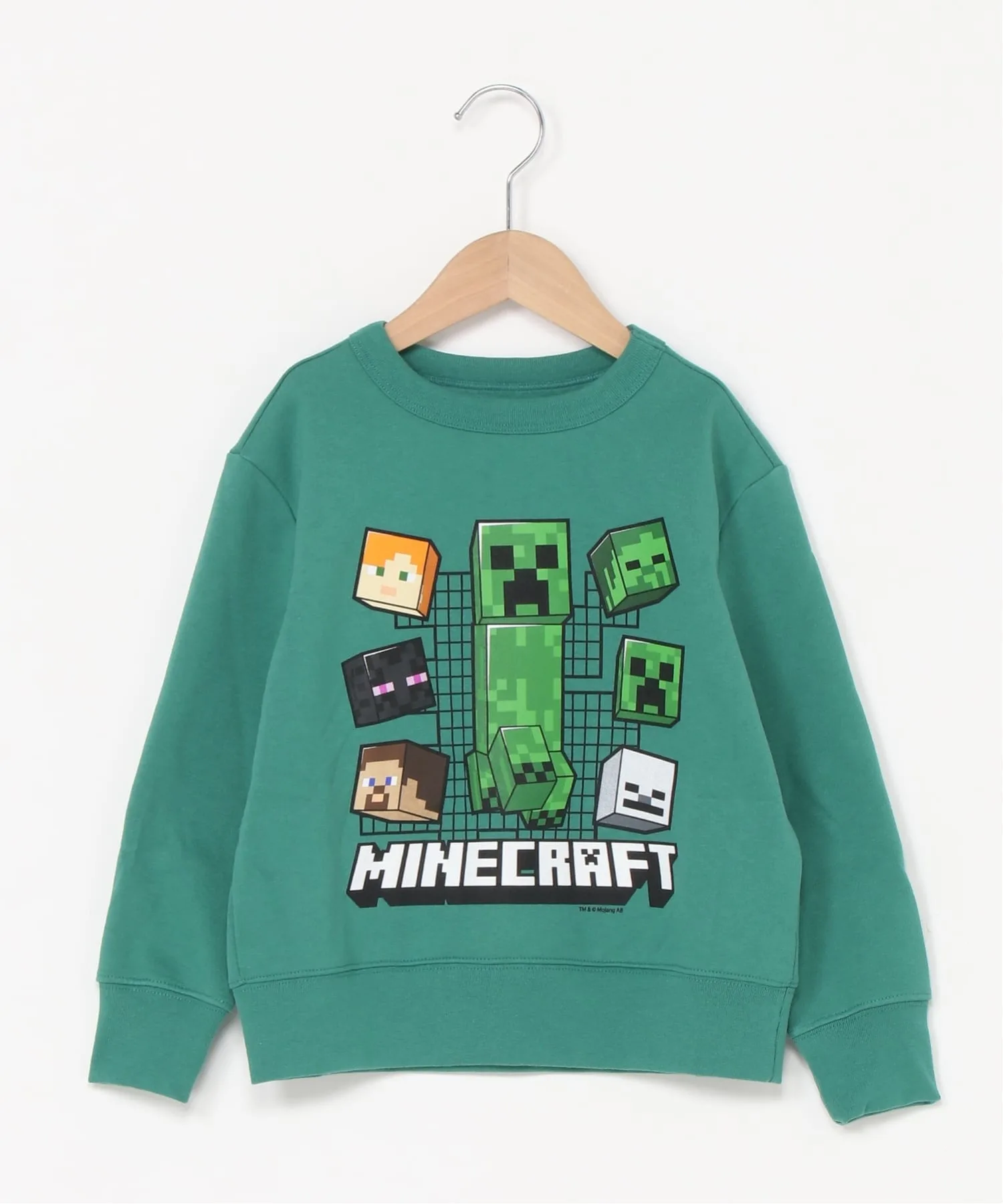 (K)GapKids | Свитшот свободного кроя с графическим принтом Minecraft GAP, NEW_ALGAE_373 — фото 4