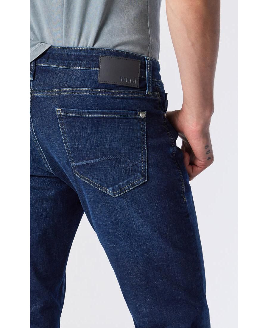 Мужские кроссовки Mavi Jake Slim Leg в сине-зеленом цвете Move Mavi Jeans, Dark blue — фото 3