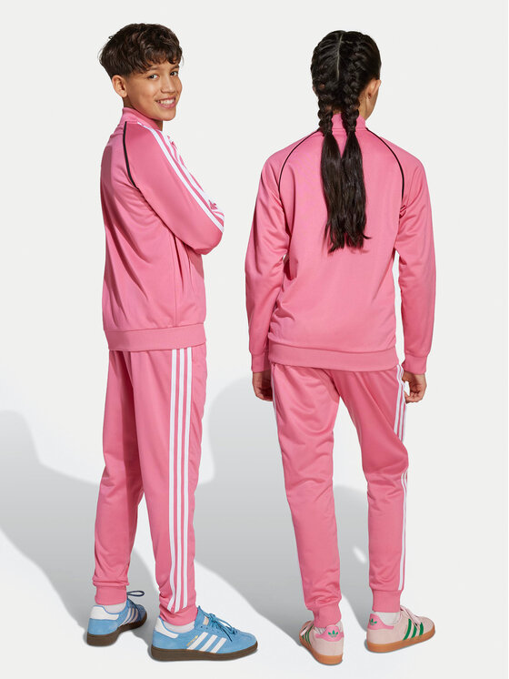 Толстовка обычного кроя adicolor SST JV8562 Adidas, розовый — фото 2