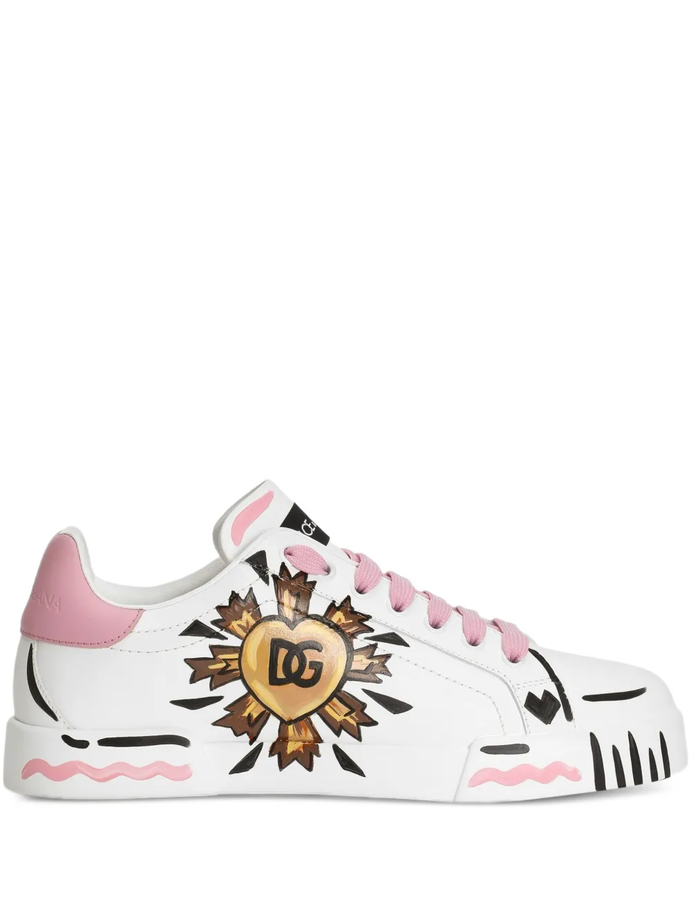 Кроссовки с логотипом Dolce & Gabbana, белый