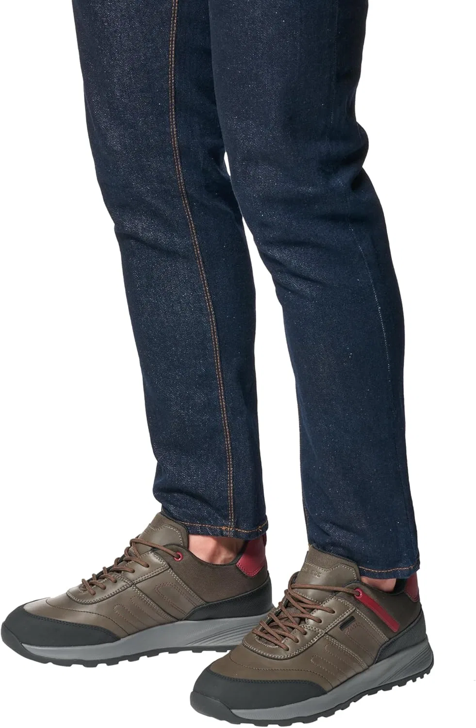 Мужские кроссовки Geox U Terrestre B WPF ASneakers, Military Dk Red — фото 2