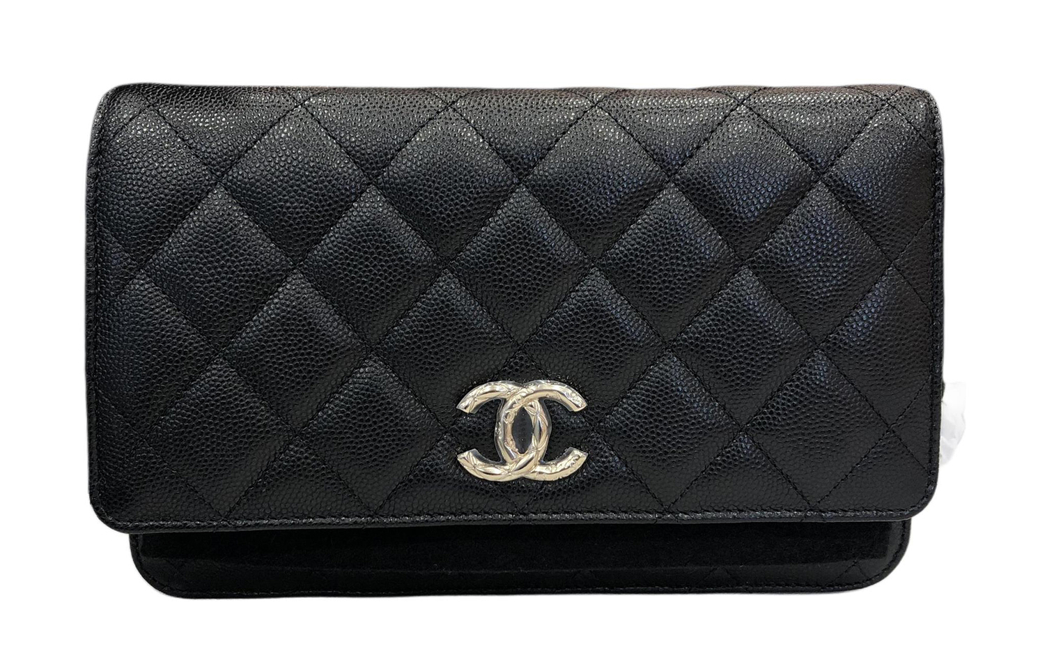 

CHANEL Сумка через плечо WOC из кожи кавиар, кроссбоди, кошелек Women's черный