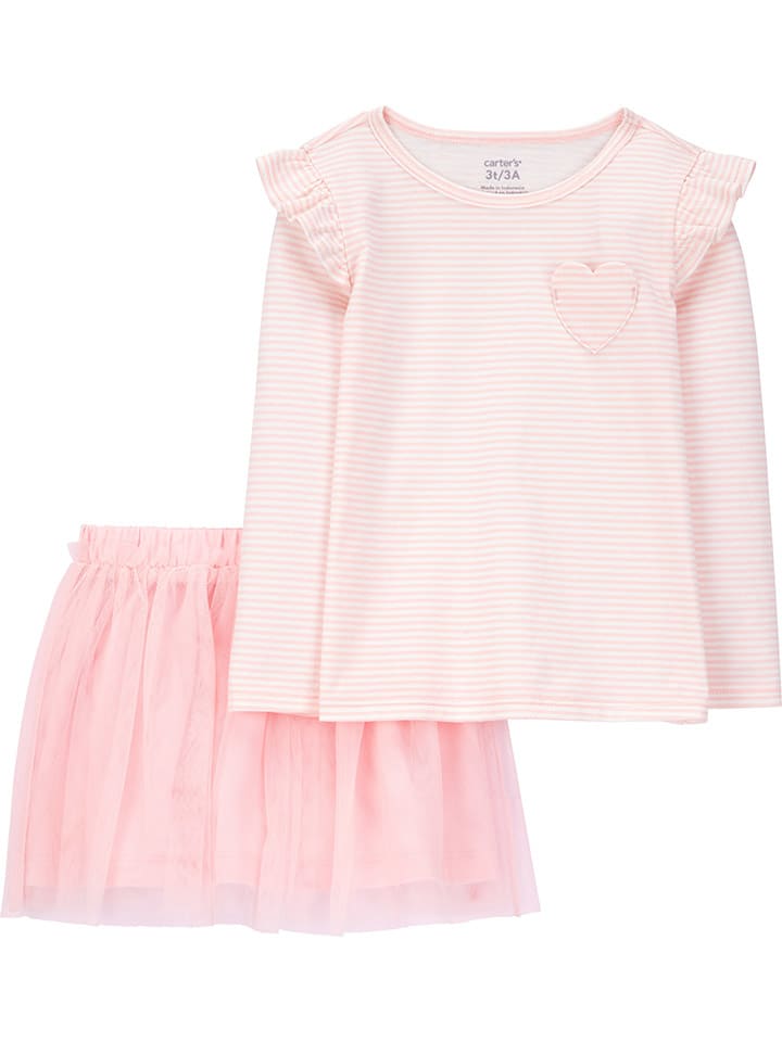 

Рубашка с длинным рукавом carter's, розовый