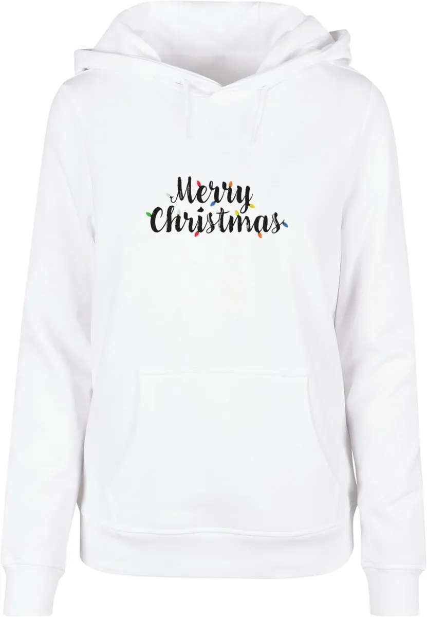 

Толстовка Merchcode "Женская женская толстовка Merchcode Merry Christmas Lights Basic Hoody", белый