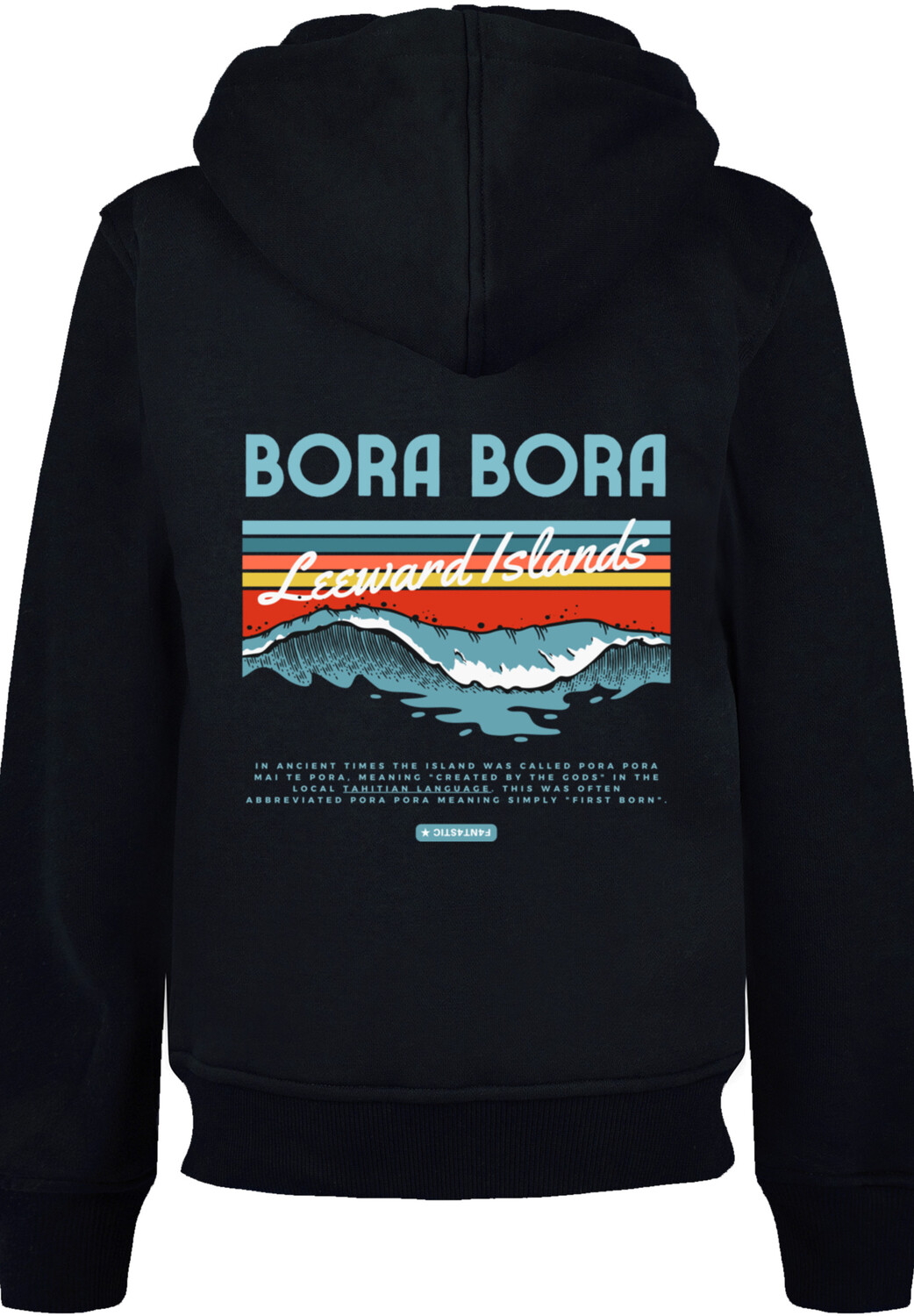 

Пуловер F4NT4STIC Hoodie Bora Bora Leewards Island, черный